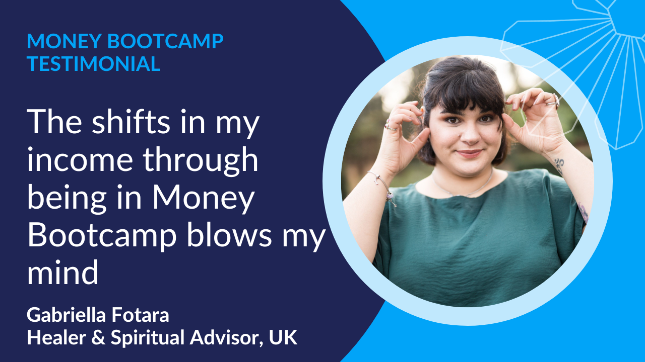 The shifts in my income through being in Money Bootcamp blows my mind