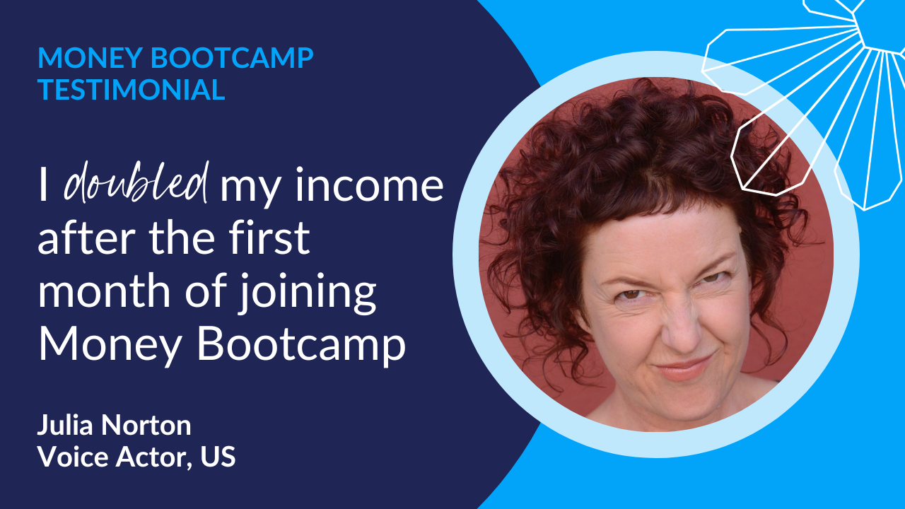 I doubled my income after the first month of joining Money Bootcamp