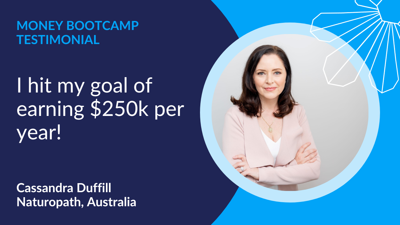 I hit my goal of earning $250k per year!