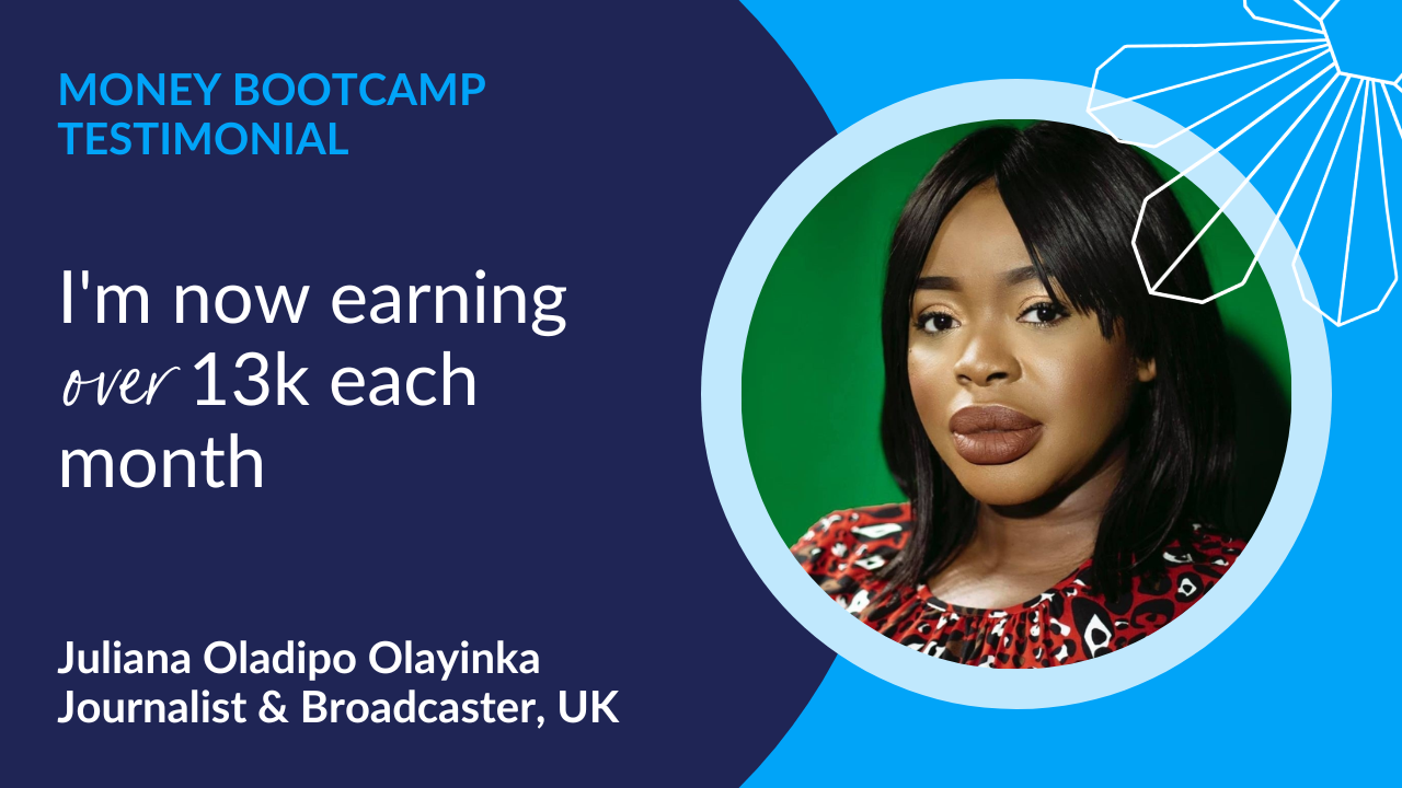 I'm now earning over 13k monthly, thanks to Money Bootcamp