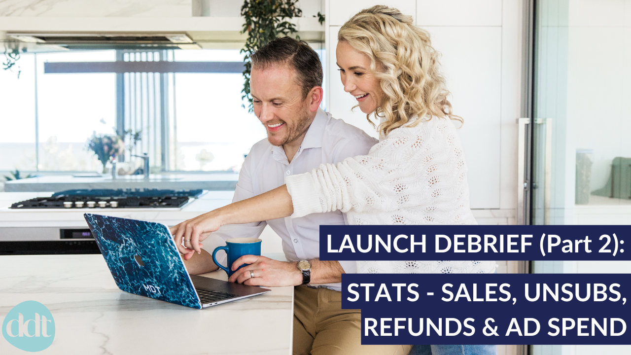 Unsubscribes, refunds and sales breakdown from a $1m+ online product launch 